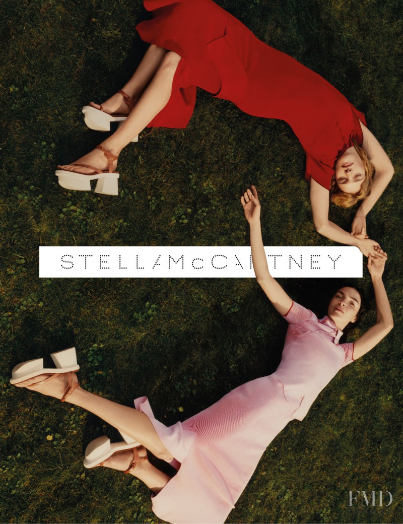 Mariacarla Boscono featured in  the Stella McCartney advertisement for Spring/Summer 2016