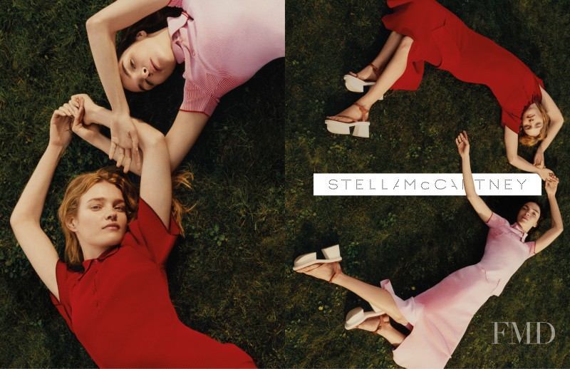 Mariacarla Boscono featured in  the Stella McCartney advertisement for Spring/Summer 2016