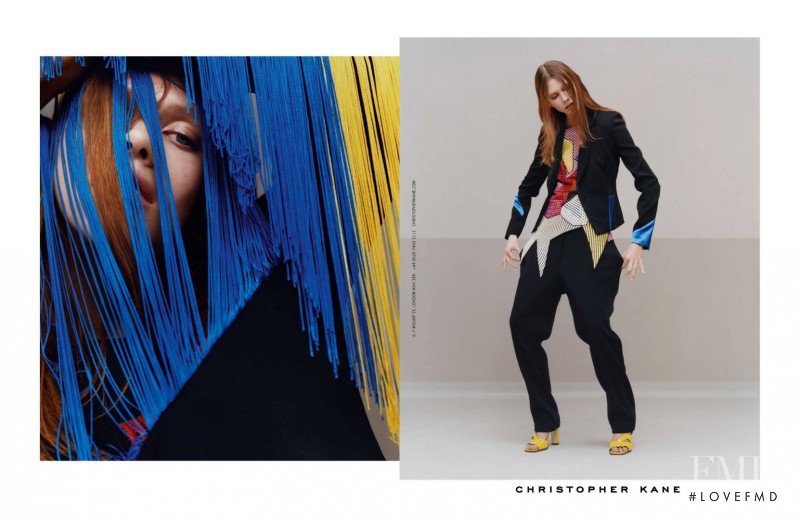 Christopher Kane advertisement for Spring/Summer 2016