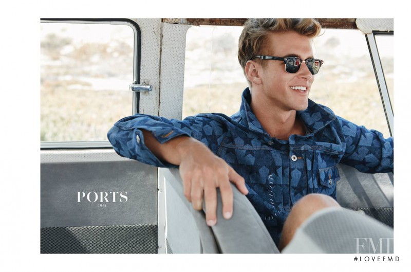 RJ King featured in  the Ports 1961 advertisement for Spring/Summer 2016