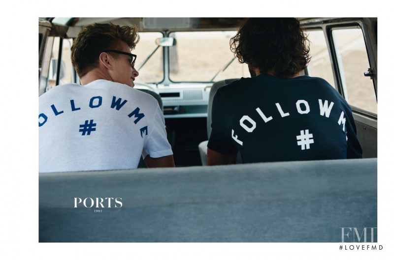 Marlon Teixeira featured in  the Ports 1961 advertisement for Spring/Summer 2016