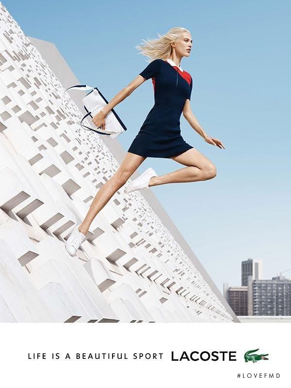 Aymeline Valade featured in  the Lacoste advertisement for Spring/Summer 2016