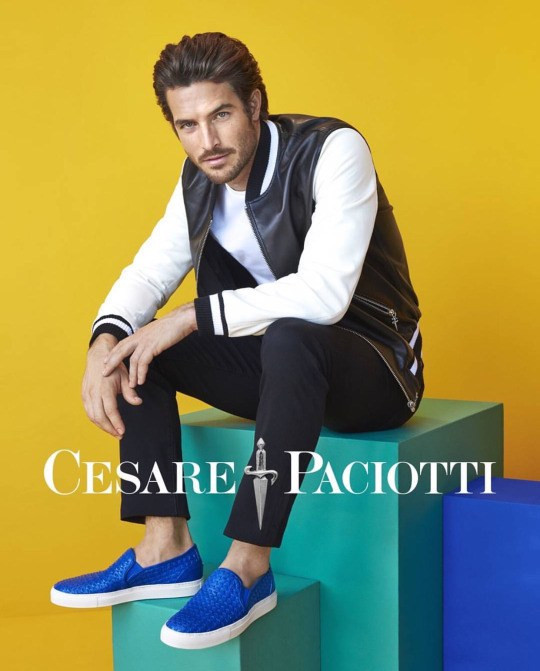 Cesare Paciotti advertisement for Spring/Summer 2016