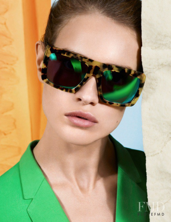 Natalia Vodianova featured in  the Stella McCartney Eyewear advertisement for Spring/Summer 2013