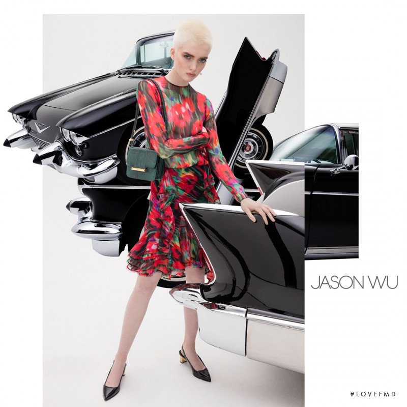 Ruth Bell featured in  the Jason Wu advertisement for Spring/Summer 2016