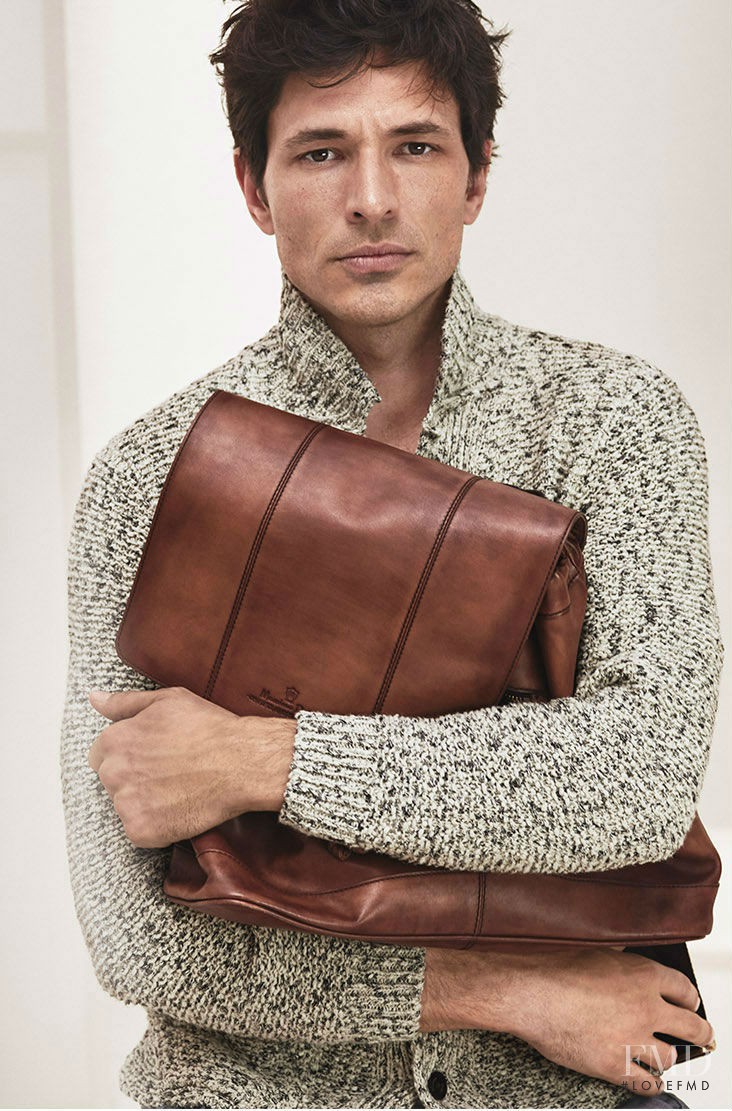 Andres Velencoso featured in  the Massimo Dutti NYC Collection advertisement for Spring/Summer 2016
