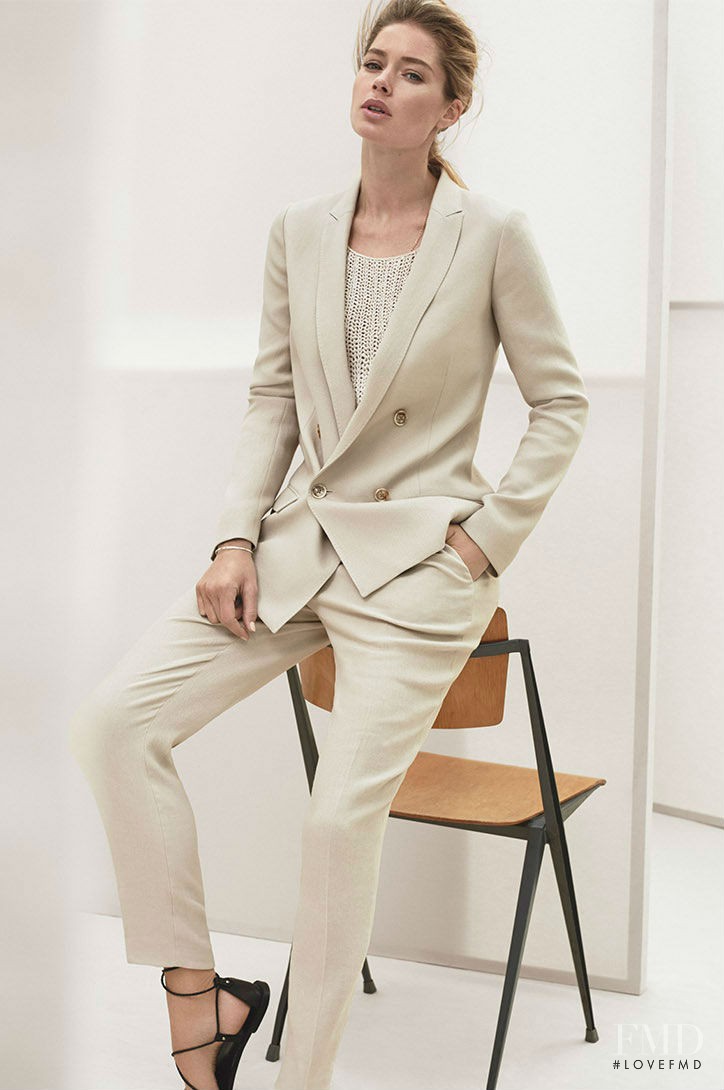 Doutzen Kroes featured in  the Massimo Dutti NYC Collection advertisement for Spring/Summer 2016