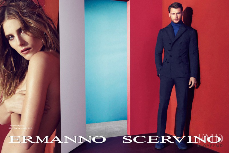 Dree Hemingway featured in  the Ermanno Scervino advertisement for Spring/Summer 2013
