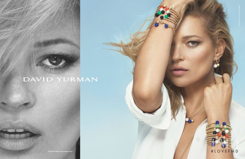 Kate Moss featured in  the David Yurman advertisement for Spring/Summer 2016