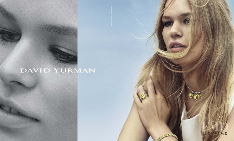 Anna Ewers featured in  the David Yurman advertisement for Spring/Summer 2016