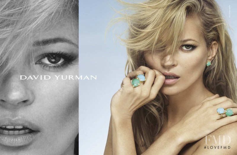 Kate Moss featured in  the David Yurman advertisement for Spring/Summer 2016