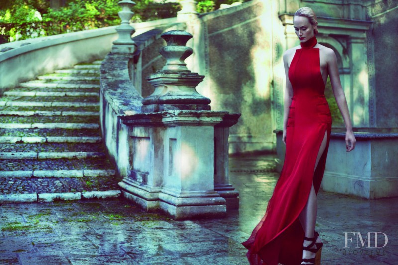 Amber Valletta featured in  the Pucci advertisement for Spring/Summer 2013