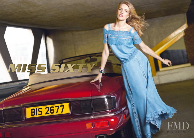 Natalia Vodianova featured in  the Miss Sixty advertisement for Spring/Summer 2016