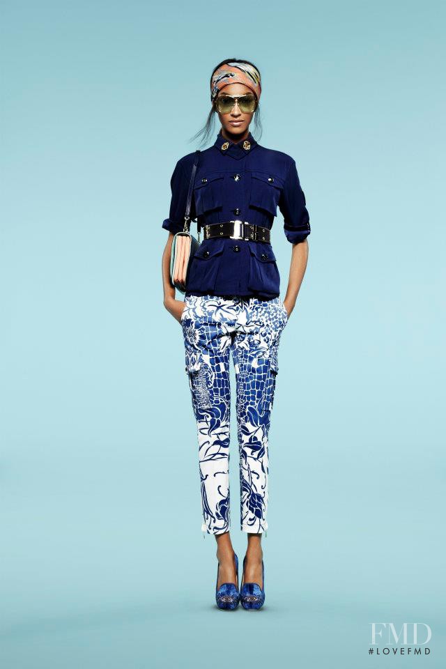 Jourdan Dunn featured in  the Pucci lookbook for Resort 2013