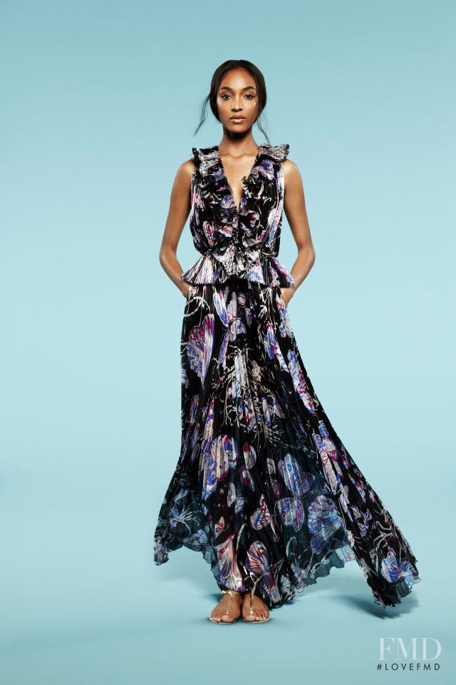 Jourdan Dunn featured in  the Pucci lookbook for Resort 2013