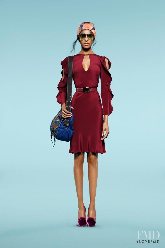 Jourdan Dunn featured in  the Pucci lookbook for Resort 2013