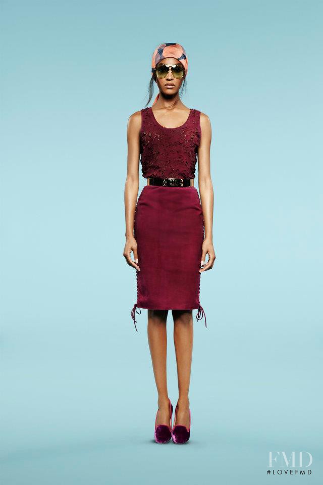 Jourdan Dunn featured in  the Pucci lookbook for Resort 2013