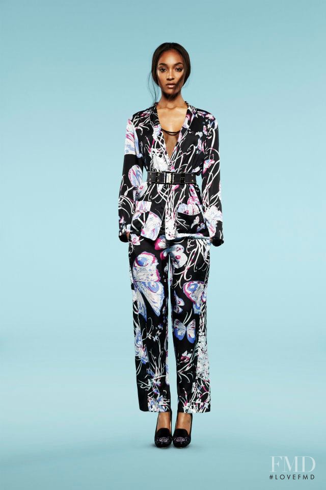 Jourdan Dunn featured in  the Pucci lookbook for Resort 2013