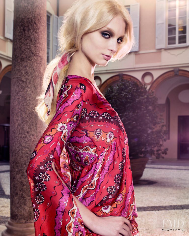 Melissa Tammerijn featured in  the Pucci advertisement for Spring/Summer 2012