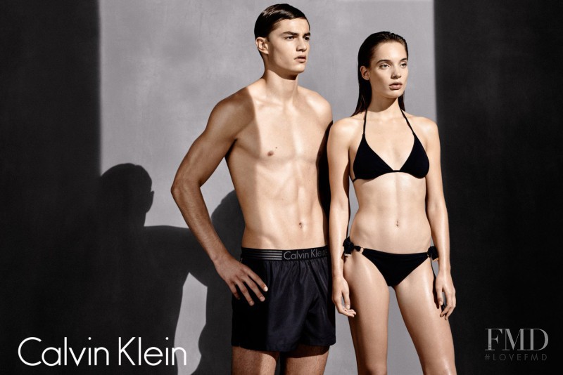 Merel Barthen featured in  the Calvin Klein Swimwear advertisement for Spring/Summer 2016