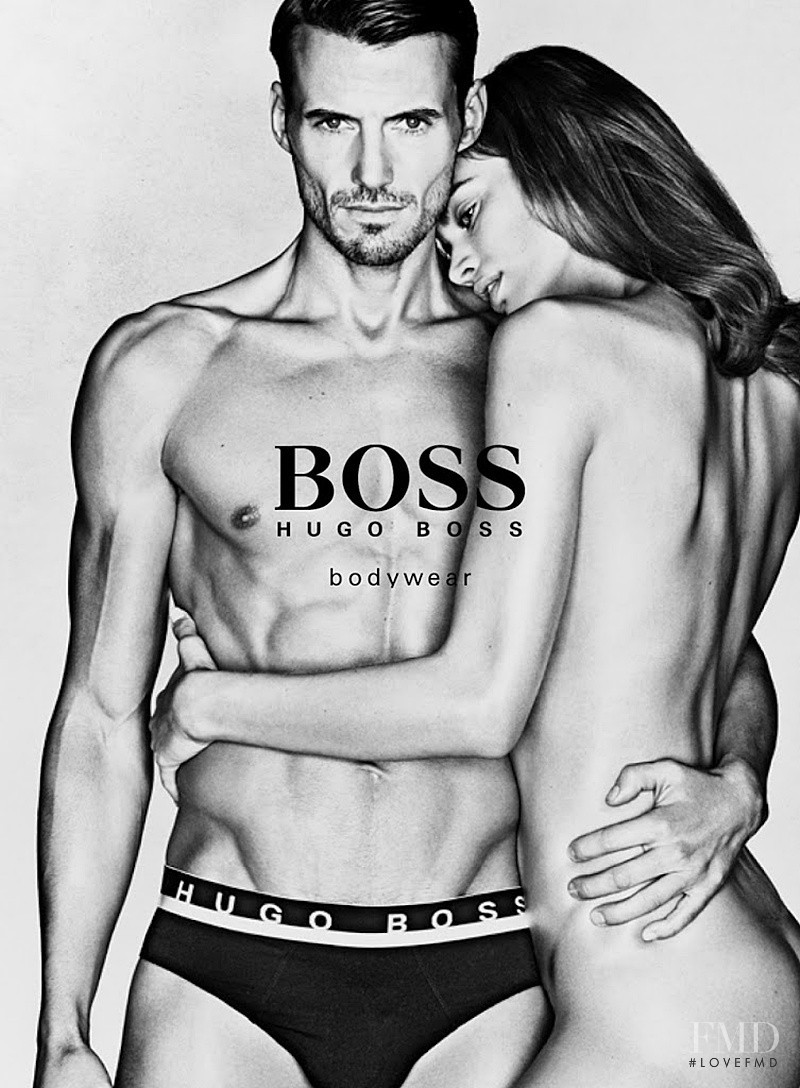 Rianne ten Haken featured in  the Boss by Hugo Boss Bodywear advertisement for Spring/Summer 2013