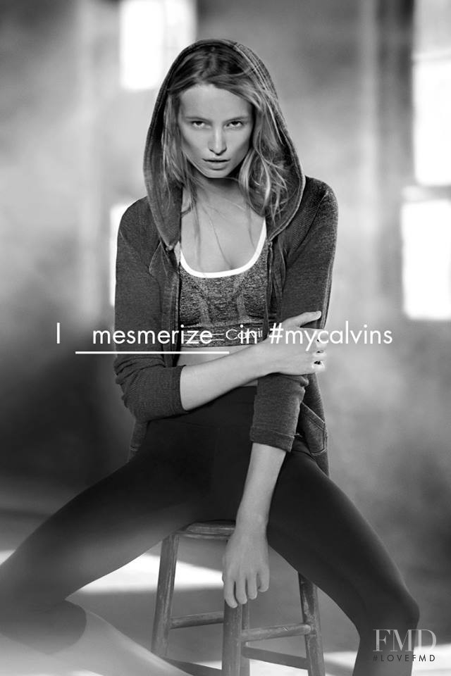 Maud Welzen featured in  the Calvin Klein Performance advertisement for Spring/Summer 2016