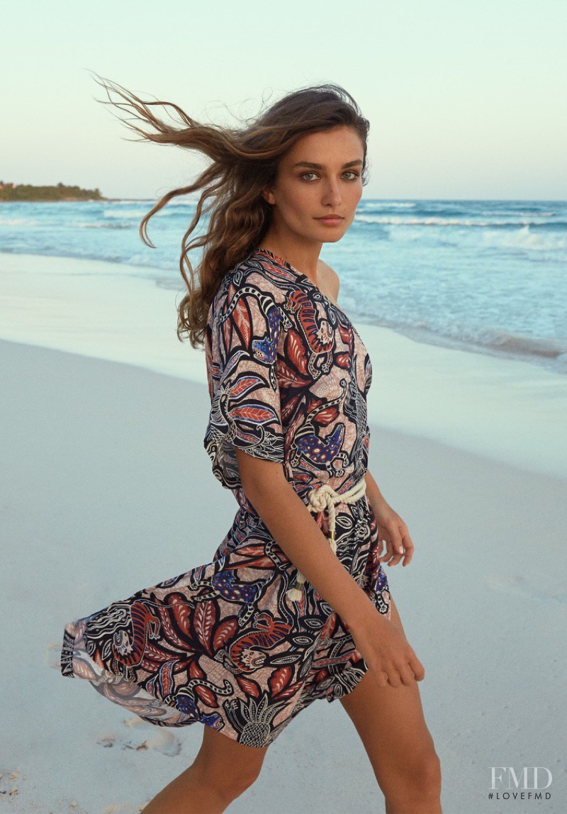 Andreea Diaconu featured in  the H&M Swim advertisement for Summer 2016