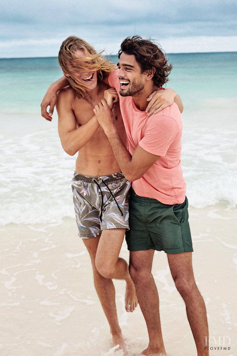 Marlon Teixeira featured in  the H&M Swim advertisement for Summer 2016