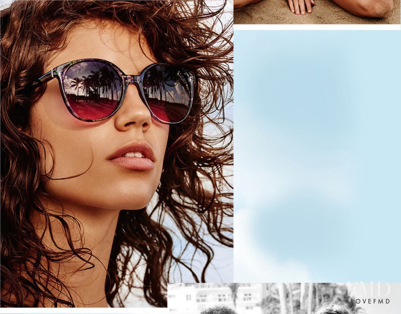 Antonina Petkovic featured in  the Topshop advertisement for Spring/Summer 2016