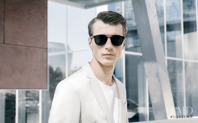 Clement Chabernaud featured in  the Hugo Boss Eyewear advertisement for Spring/Summer 2016