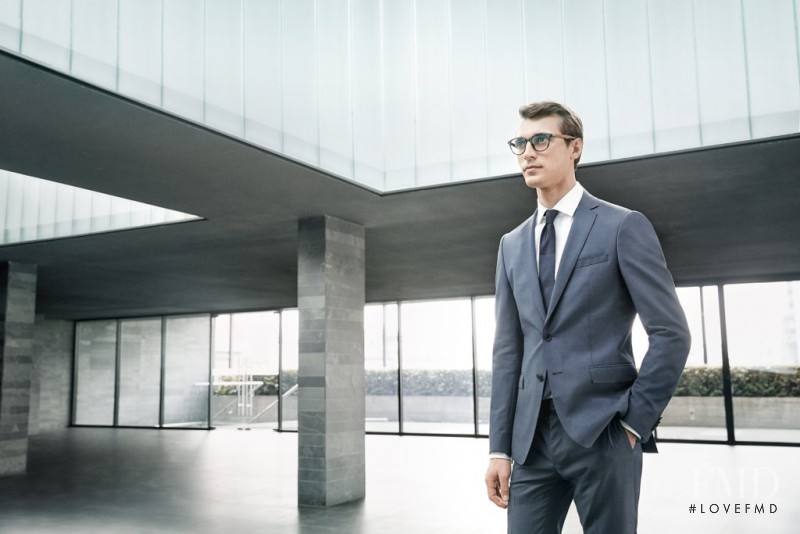 Clement Chabernaud featured in  the Hugo Boss Eyewear advertisement for Spring/Summer 2016