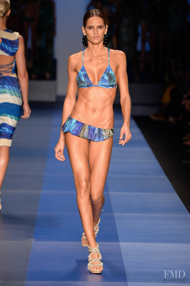Izabel Goulart featured in  the Agua de Coco fashion show for Spring/Summer 2015