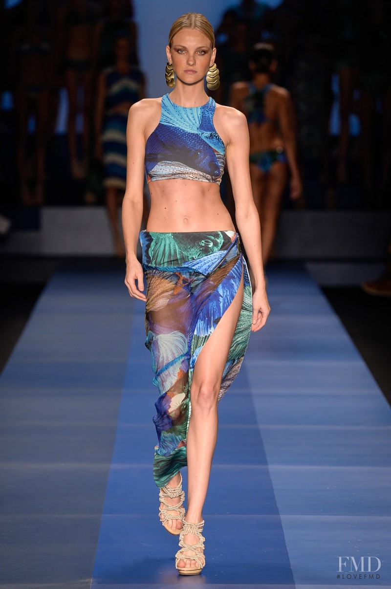Caroline Trentini featured in  the Agua de Coco fashion show for Spring/Summer 2015