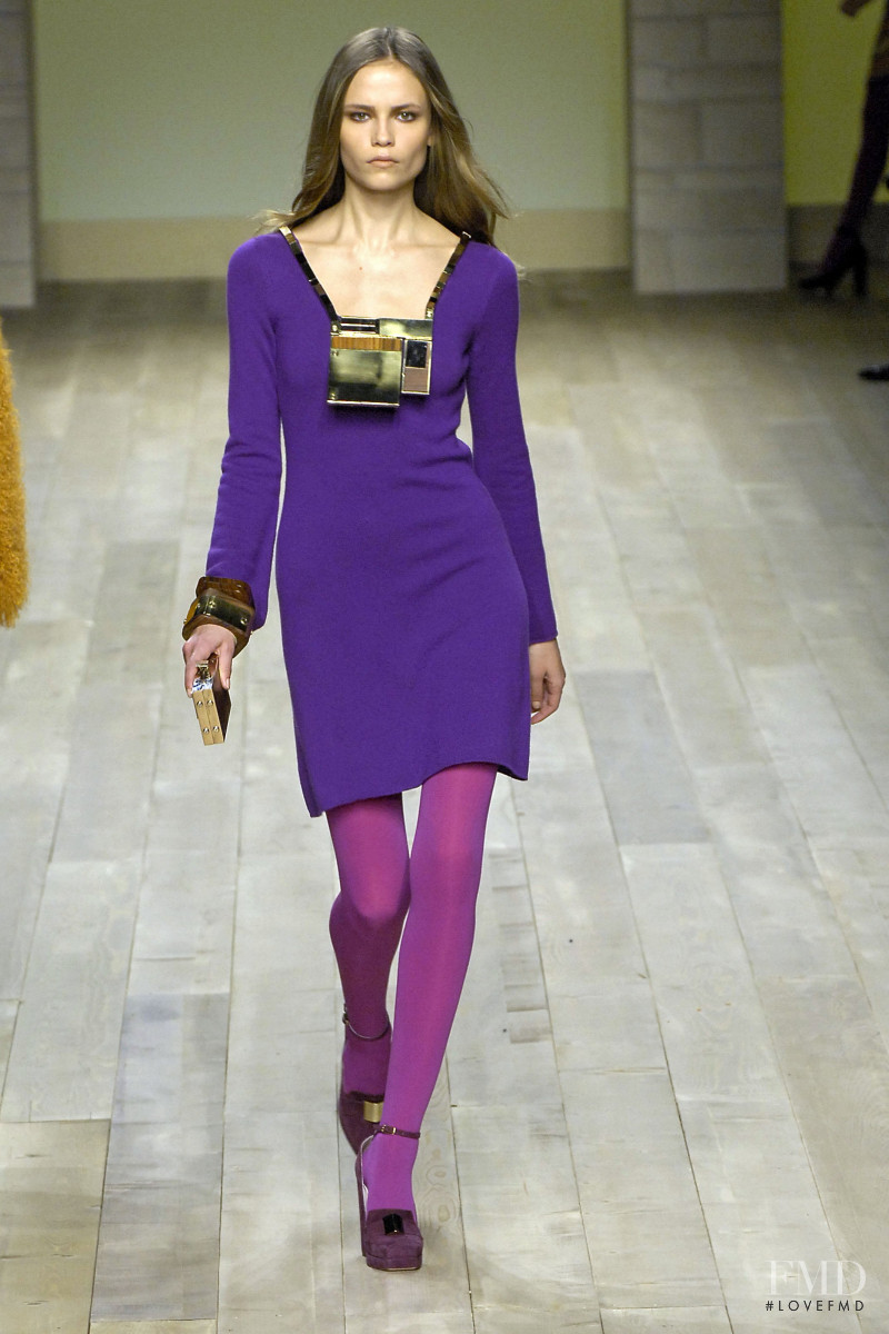 Natasha Poly featured in  the Pucci fashion show for Autumn/Winter 2007
