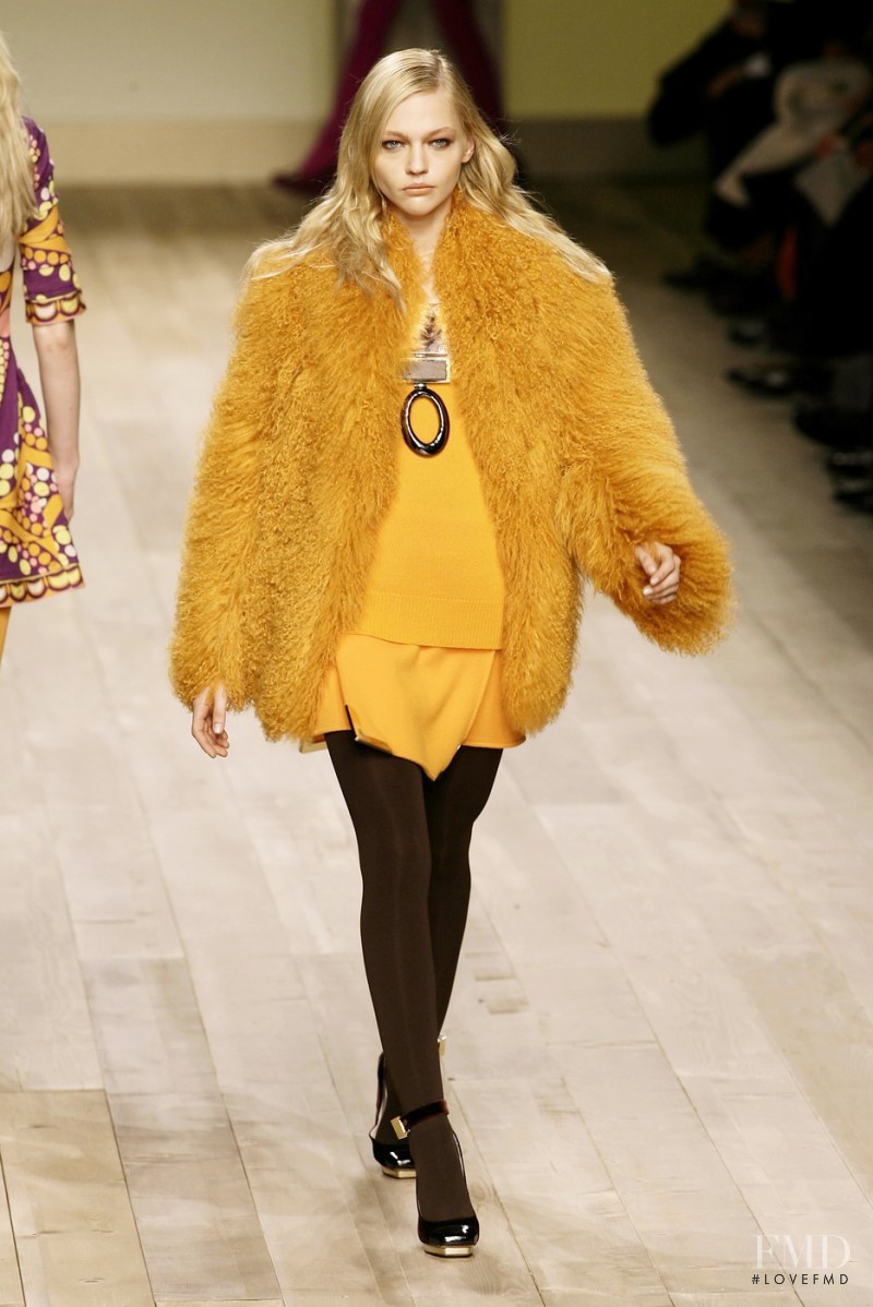 Sasha Pivovarova featured in  the Pucci fashion show for Autumn/Winter 2007