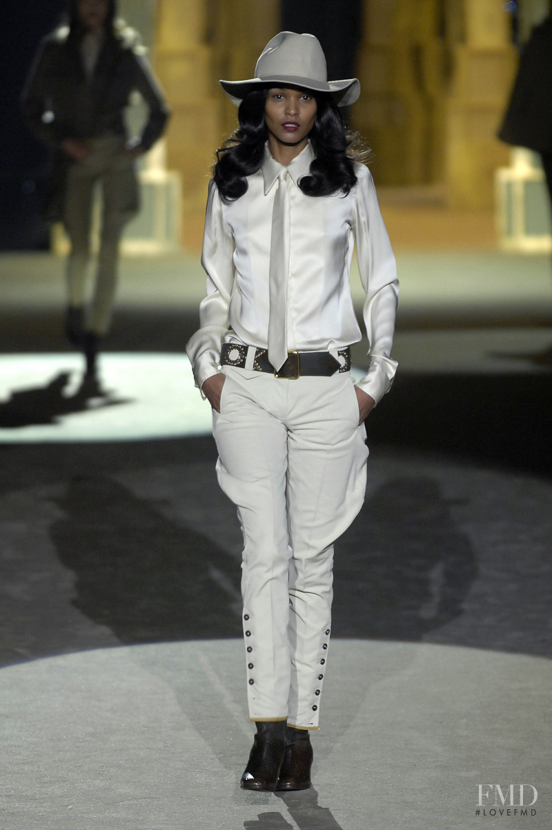 Liya Kebede featured in  the Roberto Cavalli fashion show for Autumn/Winter 2007