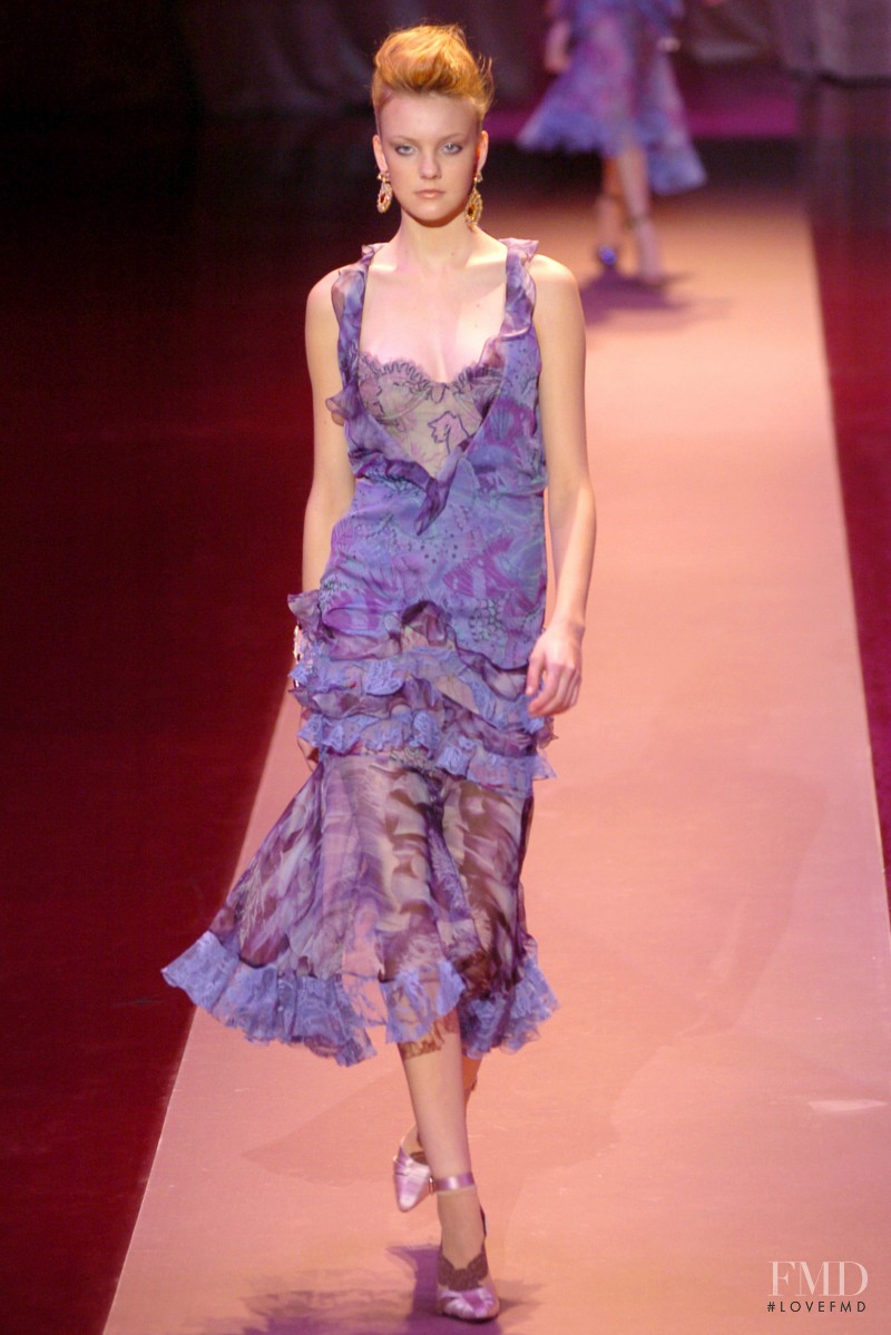 Caroline Trentini featured in  the Emanuel Ungaro fashion show for Autumn/Winter 2004