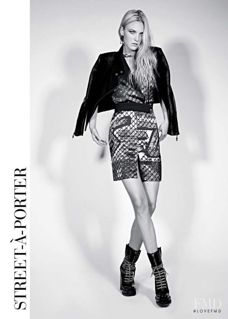 Caroline Trentini featured in  the Ellus advertisement for Winter 2015