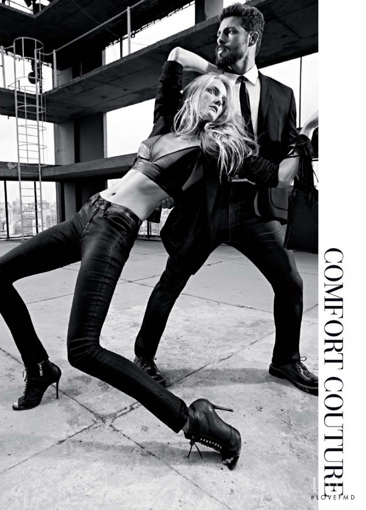 Caroline Trentini featured in  the Ellus advertisement for Winter 2015