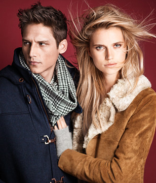 Cato van Ee featured in  the H&M advertisement for Autumn/Winter 2012
