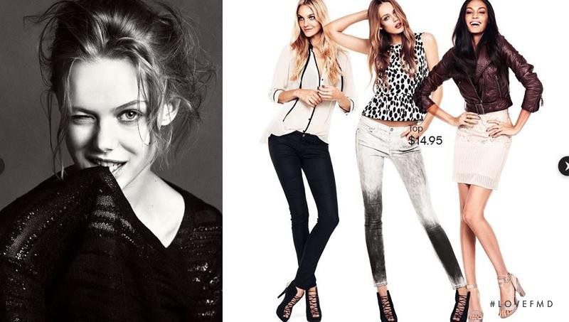 Caroline Trentini featured in  the H&M advertisement for Autumn/Winter 2012