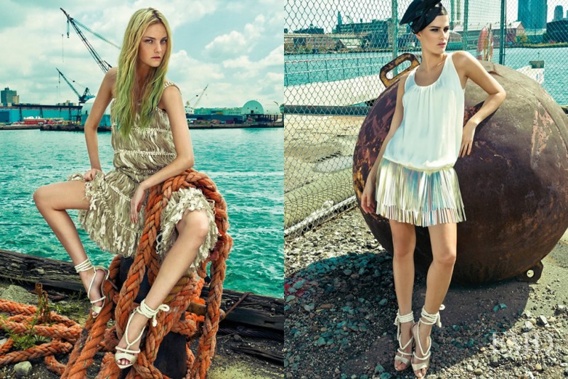 Caroline Trentini featured in  the Morena Rosa advertisement for Spring/Summer 2013