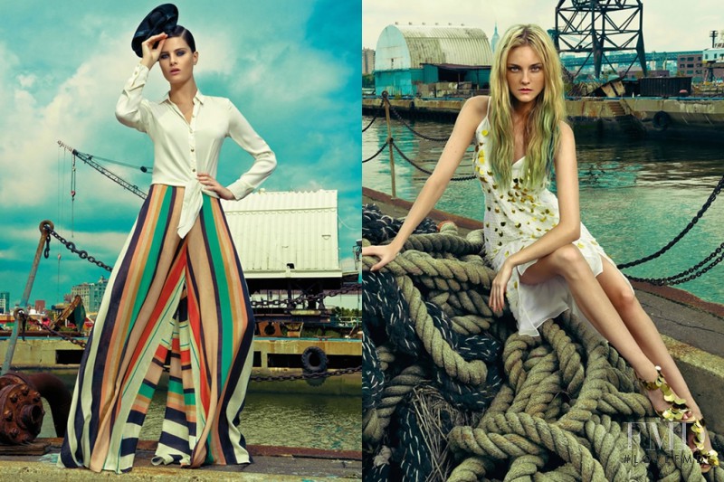 Caroline Trentini featured in  the Morena Rosa advertisement for Spring/Summer 2013