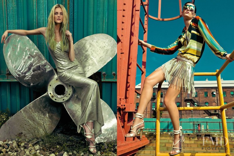 Caroline Trentini featured in  the Morena Rosa advertisement for Spring/Summer 2013