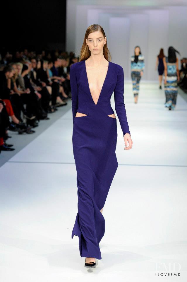 Dajana Antic featured in  the HUGO fashion show for Autumn/Winter 2013