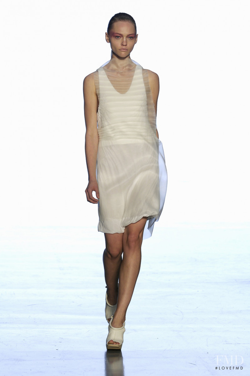 Sasha Pivovarova featured in  the Calvin Klein 205W39NYC fashion show for Spring/Summer 2007