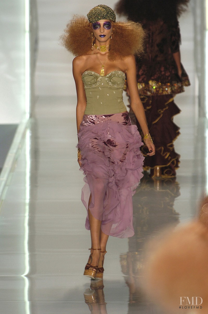 Daria Werbowy featured in  the Christian Dior fashion show for Spring/Summer 2005