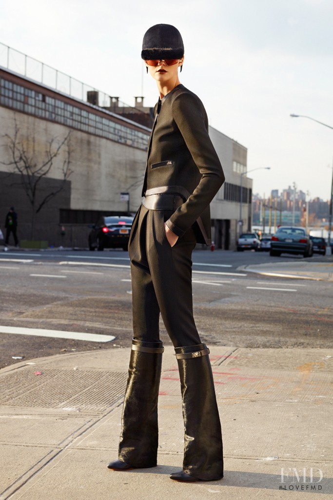 Caroline Trentini featured in  the Givenchy lookbook for Pre-Fall 2012