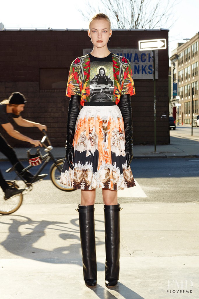 Caroline Trentini featured in  the Givenchy lookbook for Pre-Fall 2012