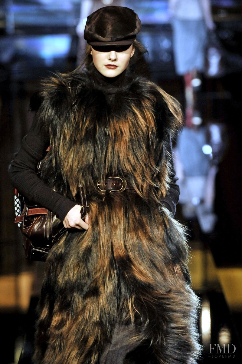 Caroline Trentini featured in  the Dolce & Gabbana fashion show for Autumn/Winter 2008